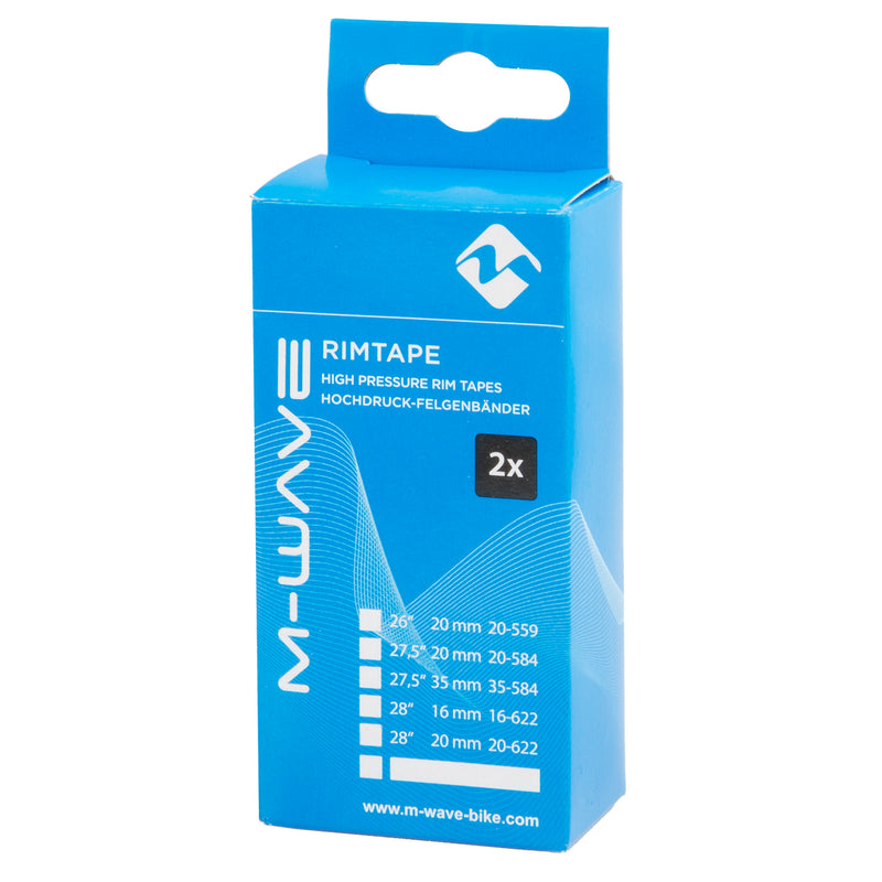 Afbeelding laden in galerijviewer, M-wave rimtape 27,5 x20 high pressure rim tape