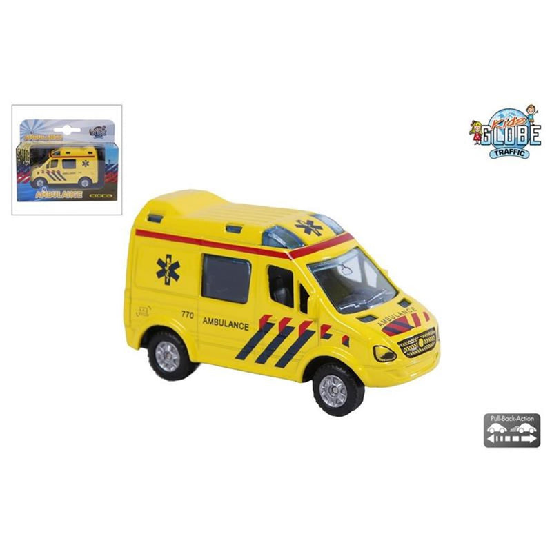 Load image into Gallery viewer, Kids globe die-cast ambulance nl