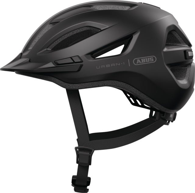 Afbeelding laden in galerijviewer, Abus fietshelm urban-i 4.0 lr velvet black s - 51-55 cm - zwart - geschikt voor gebruik op elektrische fietsen - stadsfietsen - 240 g