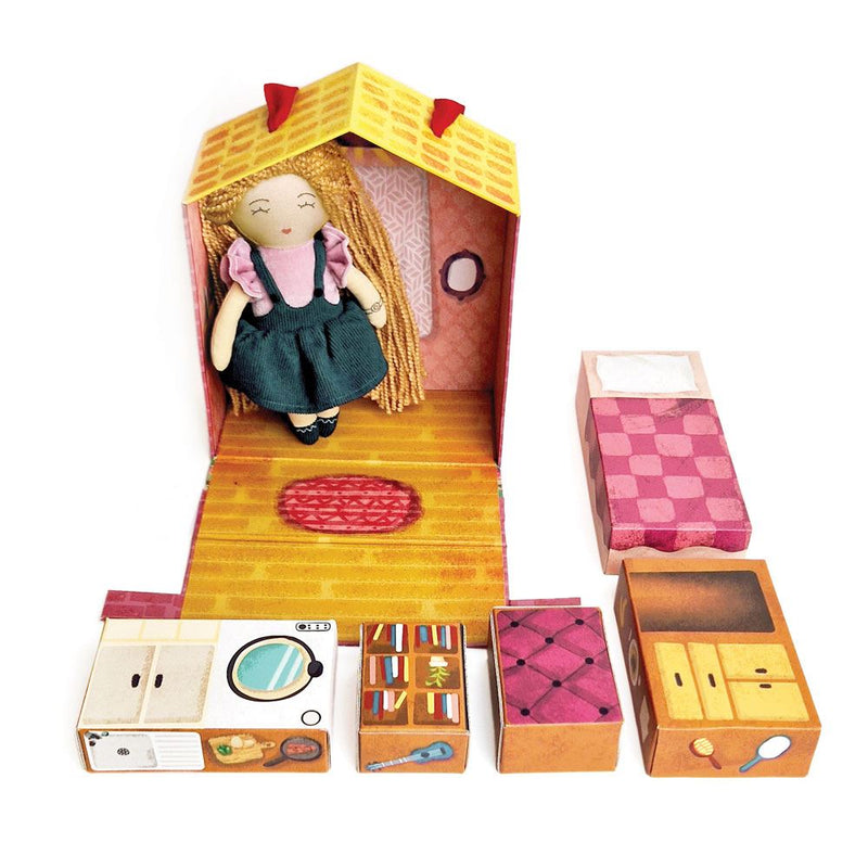 Afbeelding laden in galerijviewer, Poppenhuis my love home met anny. 3+