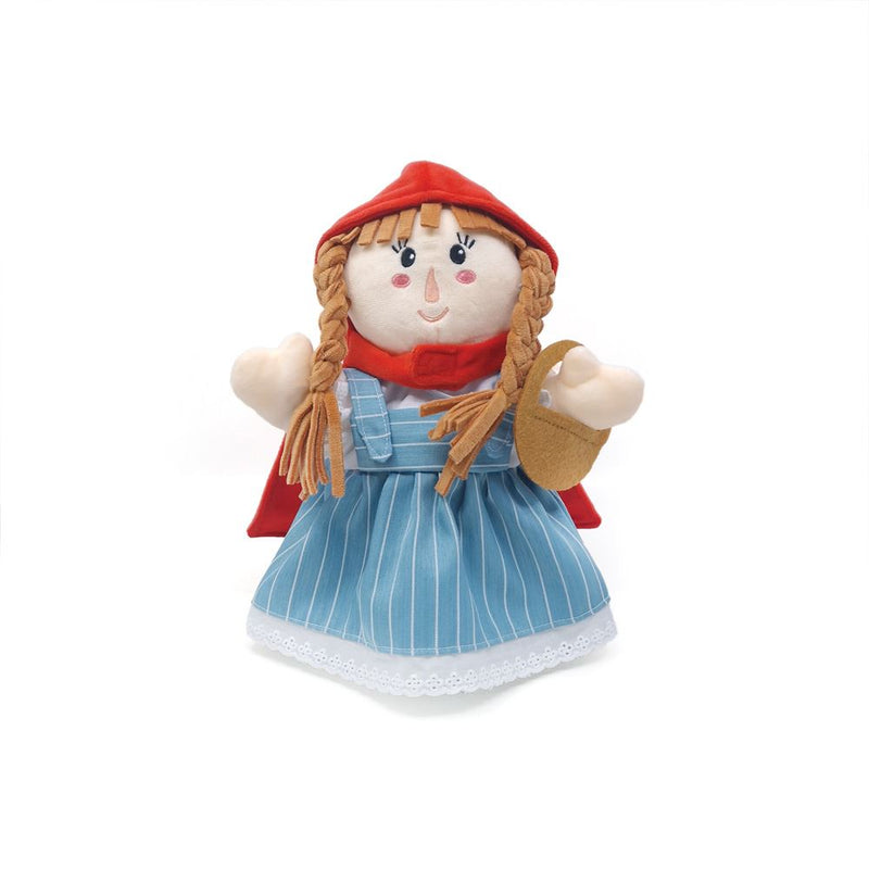 Afbeelding laden in galerijviewer, Handpop roodkapje. 25 cm. 3+
