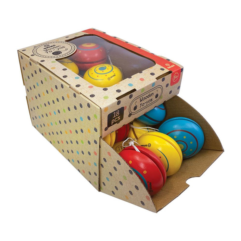 Afbeelding laden in galerijviewer, Houten yo-yo's. 3 assortie. classic. 3+