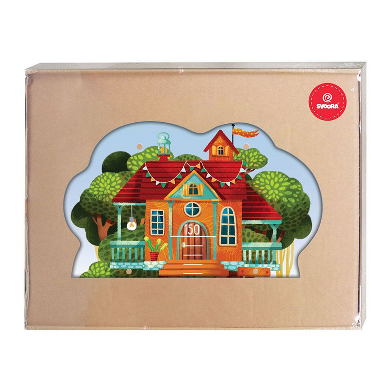 Afbeelding laden in galerijviewer, Groeimeter boomhut. 28x0,4x95 cm.