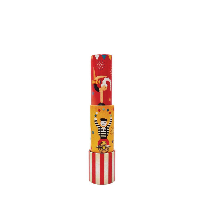 ギャラリービューアに画像をロードする, Kaleidoscope tin, circus rood geel.3+