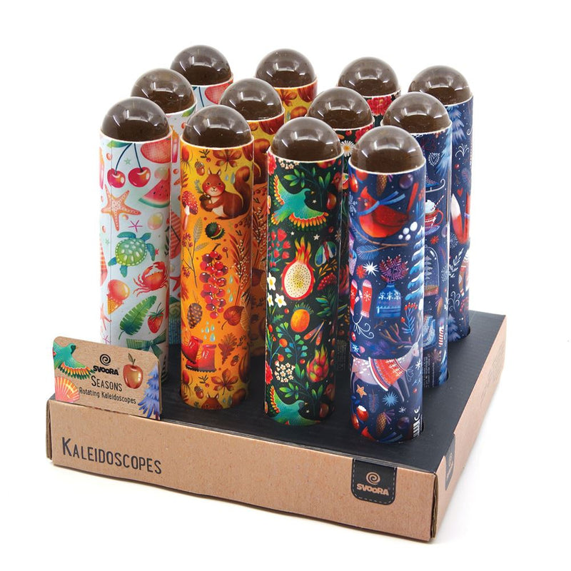 Afbeelding laden in galerijviewer, Dsp. kaleidoscopen bol seasons 4 ass. 6