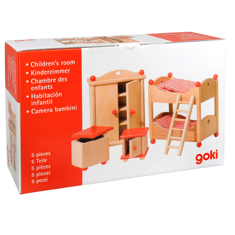 Afbeelding laden in galerijviewer, Goki poppenhuis meubeltjes kinderkamer