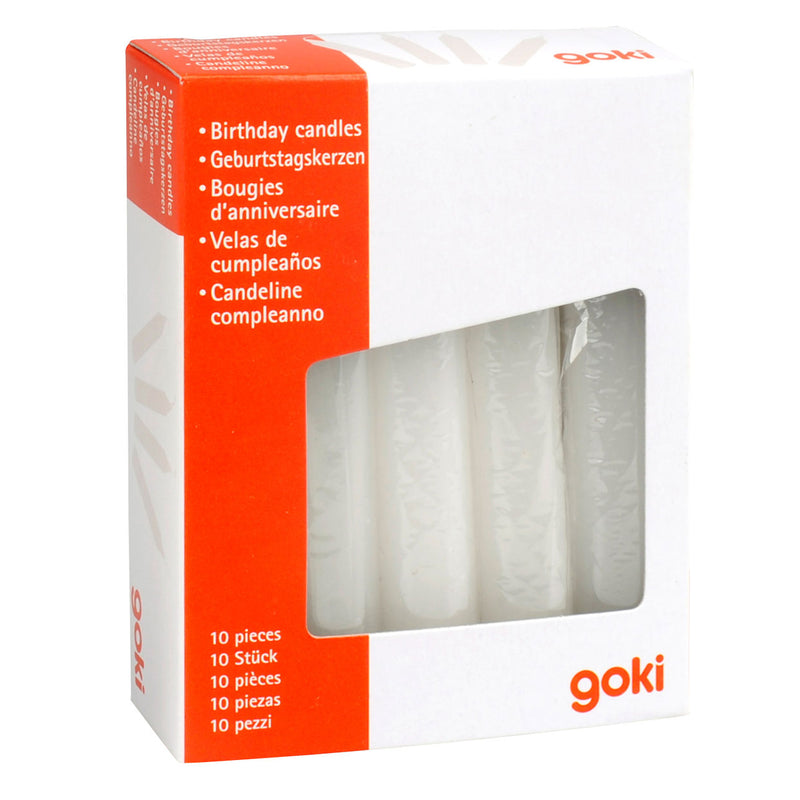 Load image into Gallery viewer, Goki verjaardagskaarsjes, 10st.