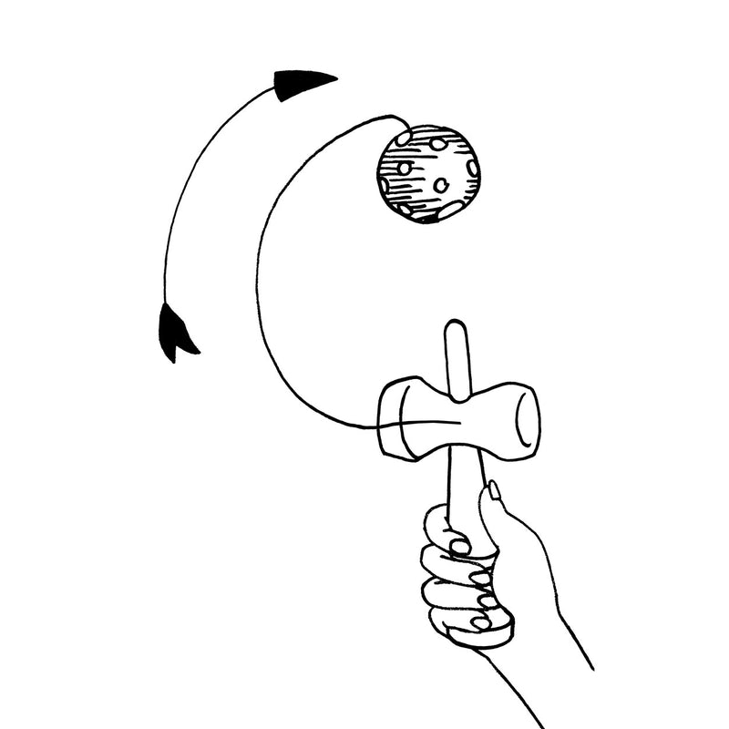 Chargez l'image dans la visionneuse de la galerie, Goki kendama rood. 17 cm. 4+