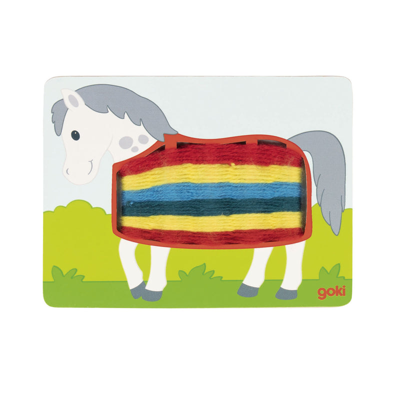 Load image into Gallery viewer, Goki houten weefpuzzels, 3st.