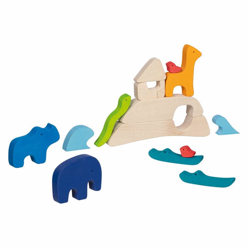 Load image into Gallery viewer, Goki houten noach's ark