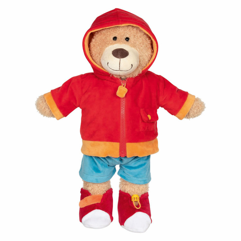 Afbeelding laden in galerijviewer, Goki aankleedpuzzel teddybeer houten speelgoed puzzel.