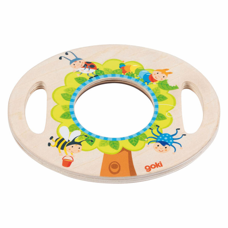 Load image into Gallery viewer, Goki houten xl vergrootglas met handvatten