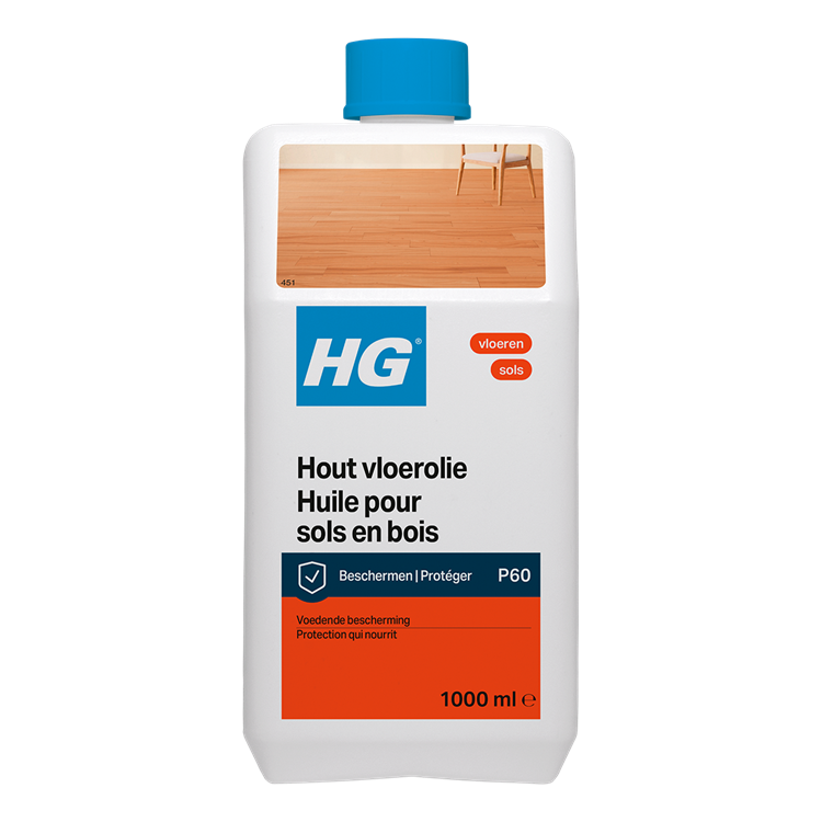 Afbeelding laden in galerijviewer, Hg hout vloerolie (product 60) 1l