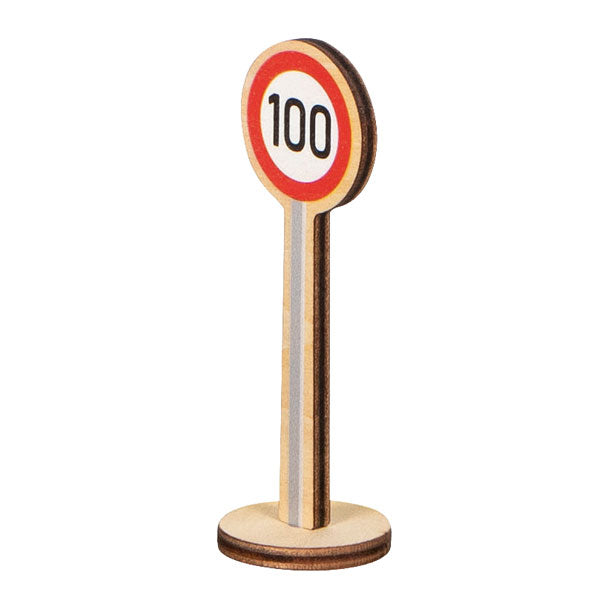 Afbeelding laden in galerijviewer, Goki verkeersborden speelset - educatief houten speelgoed 40 stuks.