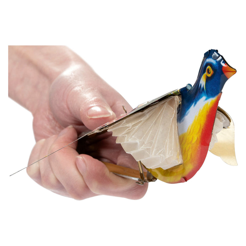 Afbeelding laden in galerijviewer, Goki metalen zingende vogel
