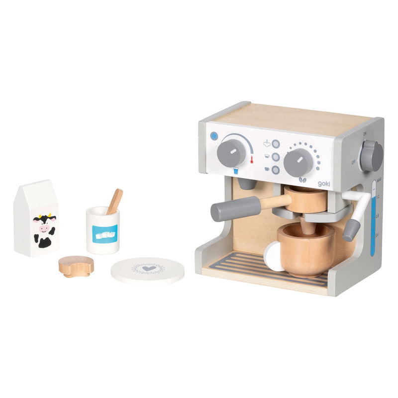Afbeelding laden in galerijviewer, Goki houten koffie- en thee machine - 16dlg.