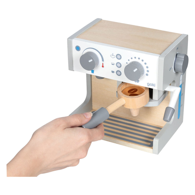 Afbeelding laden in galerijviewer, Goki houten koffie- en thee machine - 16dlg.