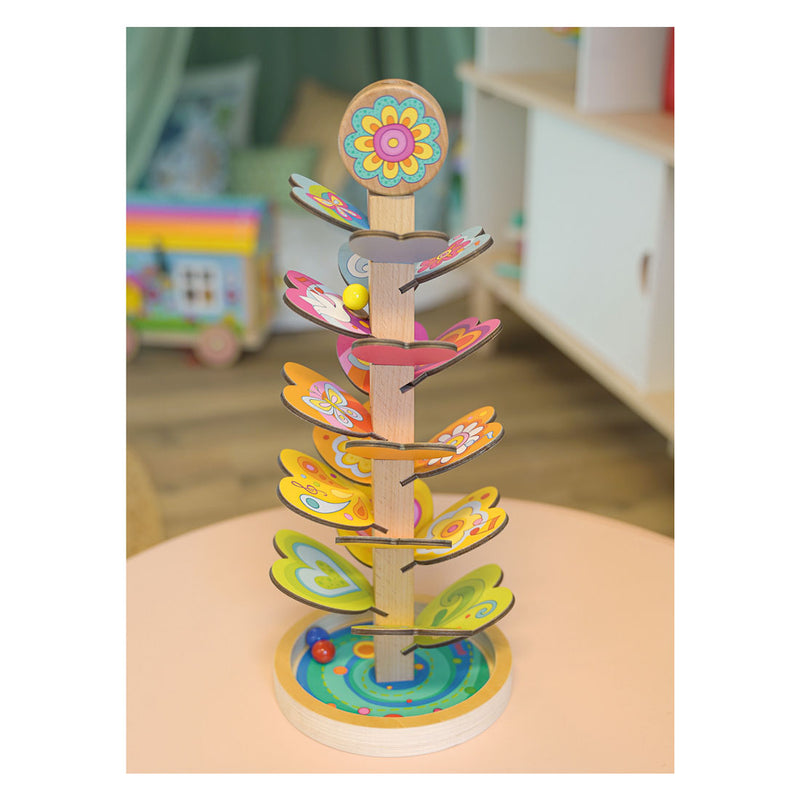 Afbeelding laden in galerijviewer, Goki knikkerspel geluidswaterval kleurrijk speelgoed voor kinderen.