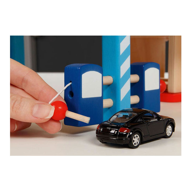 Load image into Gallery viewer, Goki houten parkeergarage, 6dlg.