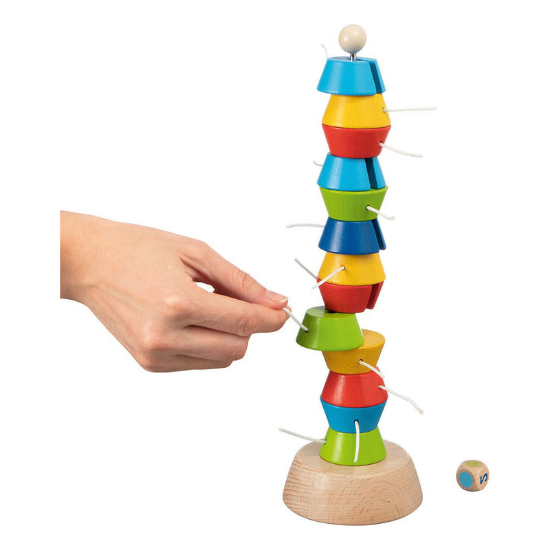 Chargez l'image dans la visionneuse de la galerie, Goki houten wiebeltoren spel, 15dlg.