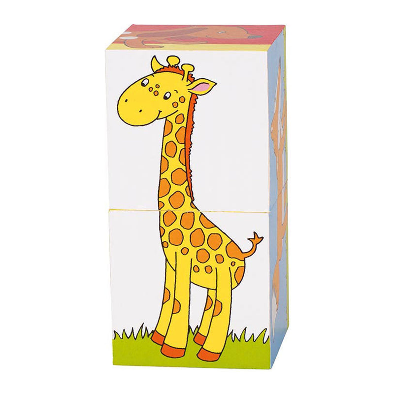 Load image into Gallery viewer, Goki houten blokpuzzel dieren, 2st.