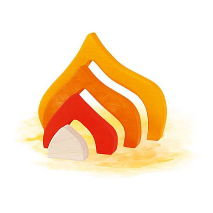 Load image into Gallery viewer, Goki houten bouwstenen vier seizoenen, 25dlg.