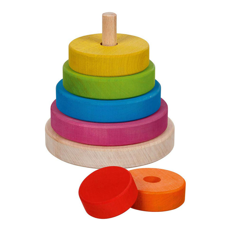 Load image into Gallery viewer, Goki houten stapeltoren, 7dlg.