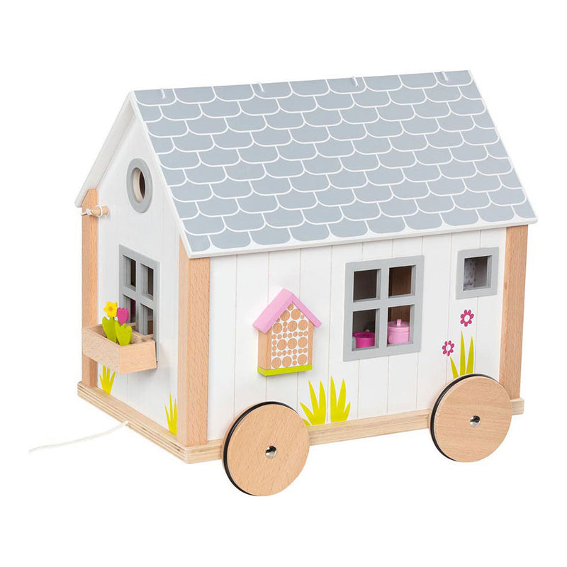 Load image into Gallery viewer, Goki houten poppenhuis tiny house hygge
