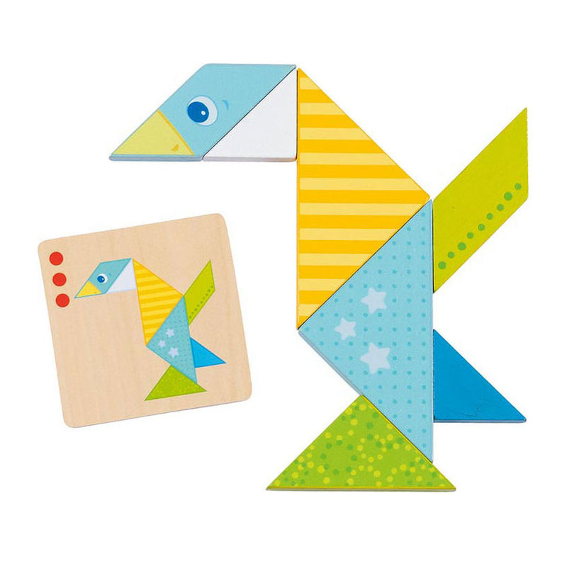 Load image into Gallery viewer, Goki houten tangram wereld