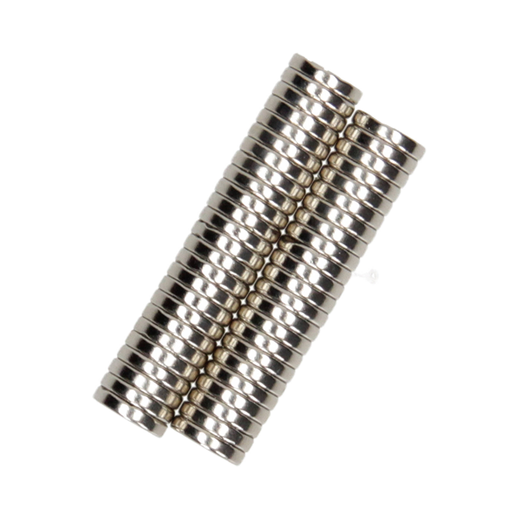 Afbeelding laden in galerijviewer, Mack 1076872 - schijfmagneten neodymium 10mm*2mm (n35) - zilver 50st | 4 stuks