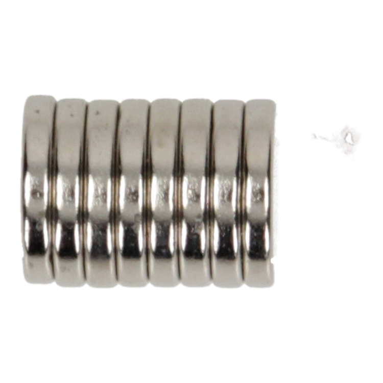 Afbeelding laden in galerijviewer, Mack 1076876 - schijfmagneten neodymium 12mm*2mm (n35) - zilver 8st | 4 stuks