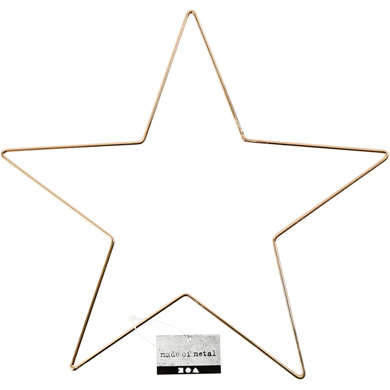 Afbeelding laden in galerijviewer, Https: www.cchobby.nl ster-d-30-cm-dikte-3-mm-goud-1-stuk