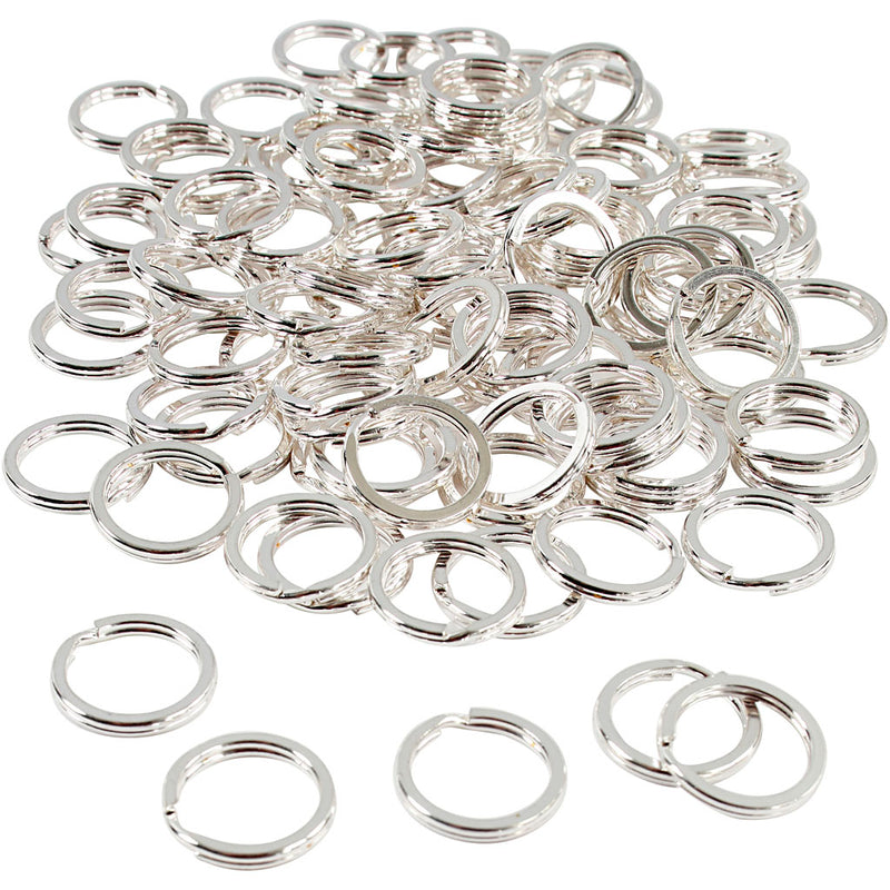 Load image into Gallery viewer, Https: www.cchobby.nl splitring-d-15-mm-verzilverd-100-stuk-1-doos