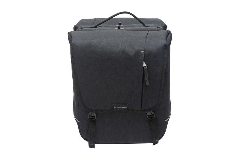 Load image into Gallery viewer, New Looxs Nova Double Detachable - Dubbele Fietstas Zwart 35x35x15cm