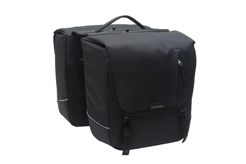 Load image into Gallery viewer, New Looxs Nova Double Detachable - Dubbele Fietstas Zwart 35x35x15cm
