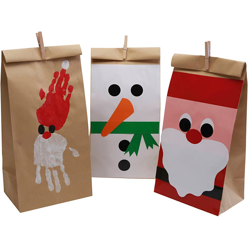 Load image into Gallery viewer, Creativ company https: www.cchobby.nl papieren-zakken-afm-15x25x43-cm-bruin-50-stuk-1-doos