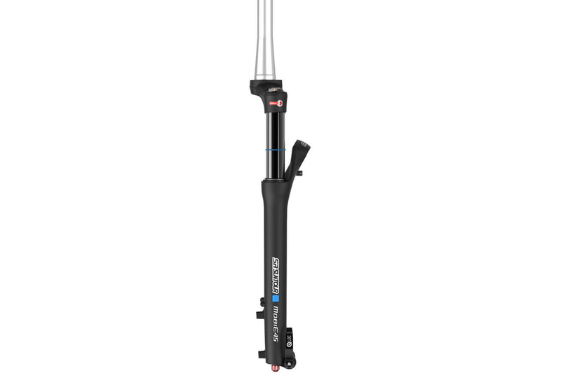 Load image into Gallery viewer, SrSuntour Suntour e-bike mobie45 voorvork 700c rlr cts 15ql32 60mm zwart