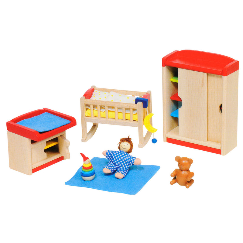 Load image into Gallery viewer, Goki babykamer voor poppenhuis