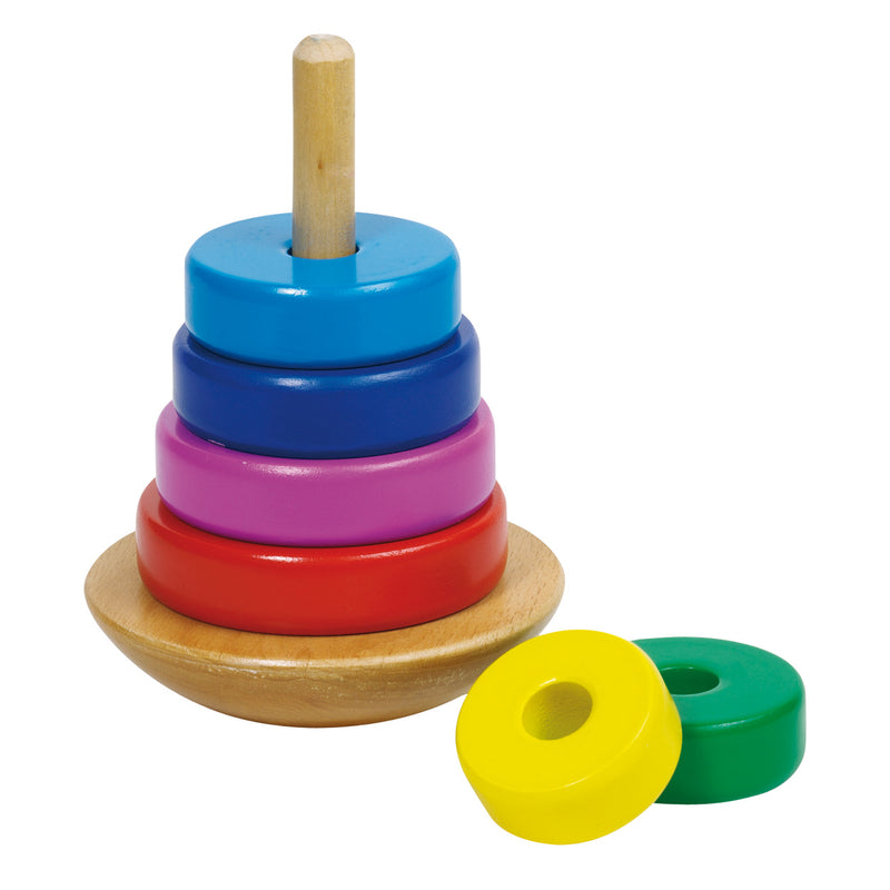 Afbeelding laden in galerijviewer, Goki stapeltoren h12cm, 8-delig, in hout, 2+