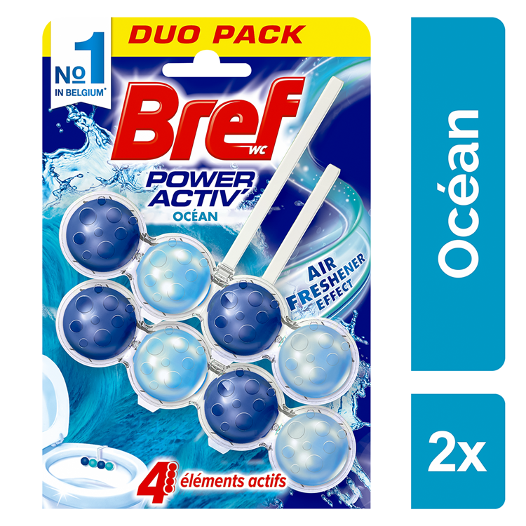 Afbeelding laden in galerijviewer, Bref 1005729 - wc power activ ocean 2x51gr | 10 stuks
