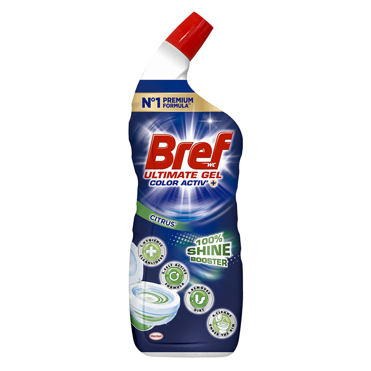 Afbeelding laden in galerijviewer, Bref 1066757 - wc ultimate gel color activ' + citrus 700ml | 5 stuks