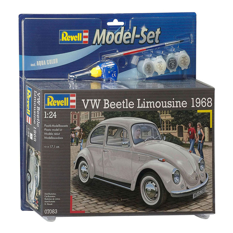 Load image into Gallery viewer, Revell model set - volkswagen beetle limousine 68 - incl. basiskleuren verf
