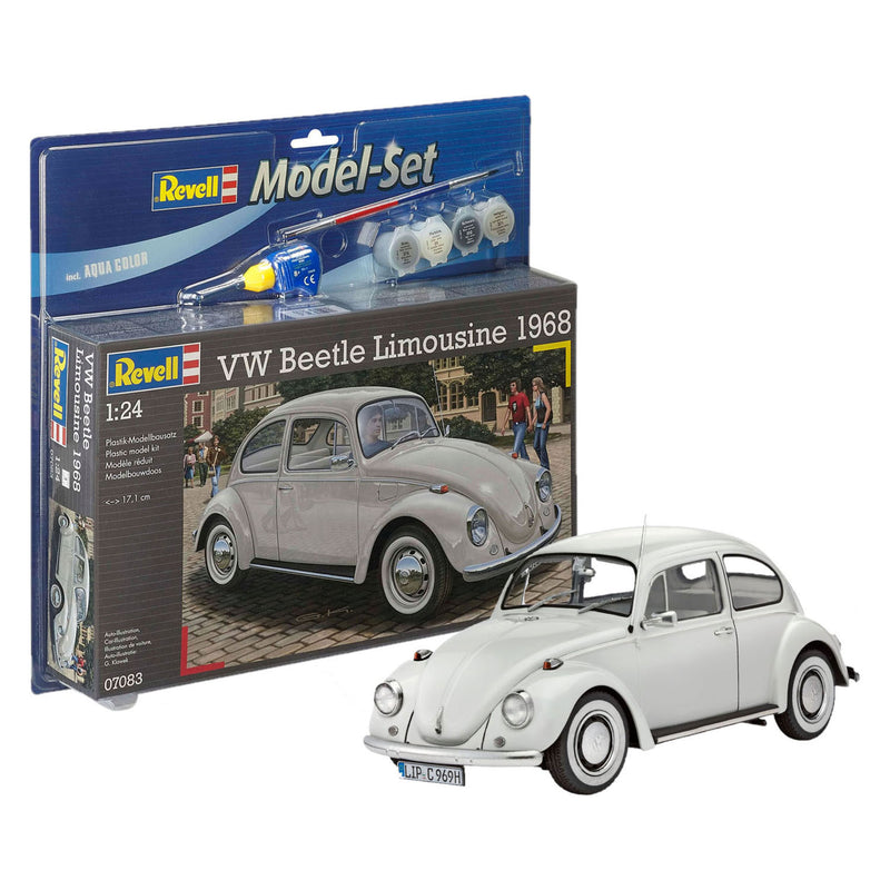 Load image into Gallery viewer, Revell model set - volkswagen beetle limousine 68 - incl. basiskleuren verf
