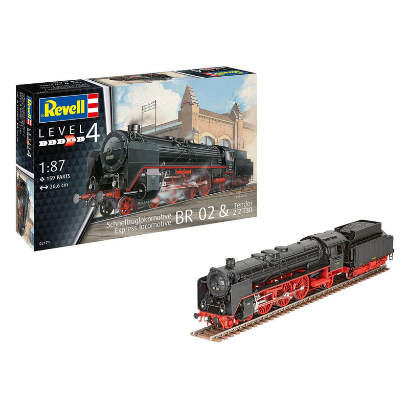 Load image into Gallery viewer, Revell express locomotief br 02 tender 2'2't30 modelbouw