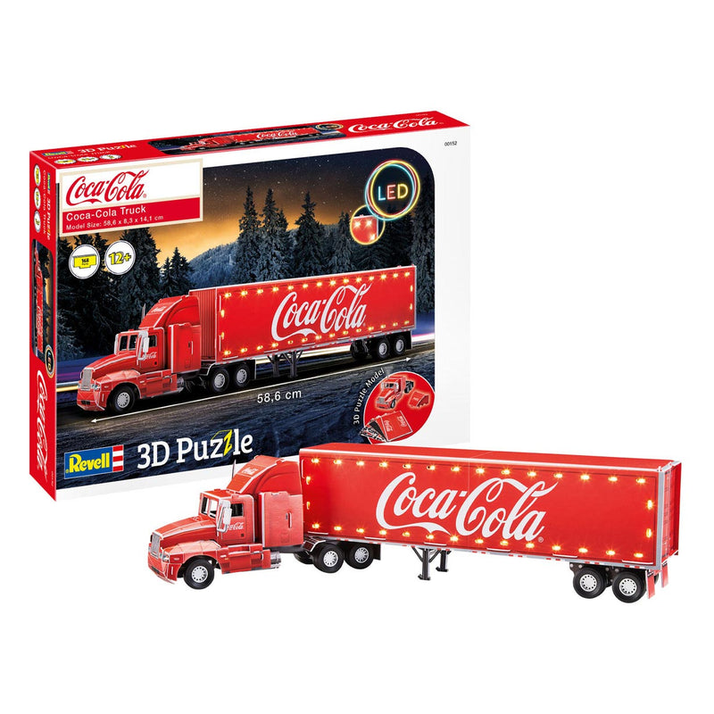 Load image into Gallery viewer, Revell 3D Puzzel Bouwpakket Coca-Cola Truck LED Edition