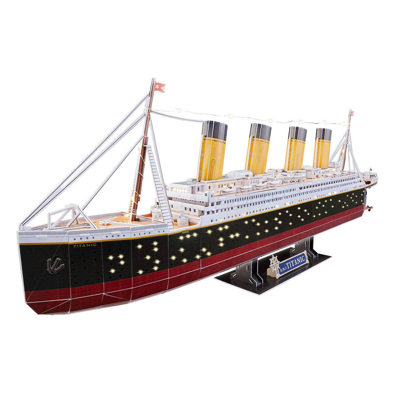 Load image into Gallery viewer, Revell 3d puzzel bouwpakket - rms titanic led edition 266st.