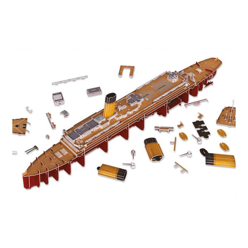 Load image into Gallery viewer, Revell 3d puzzel bouwpakket - rms titanic led edition 266st.