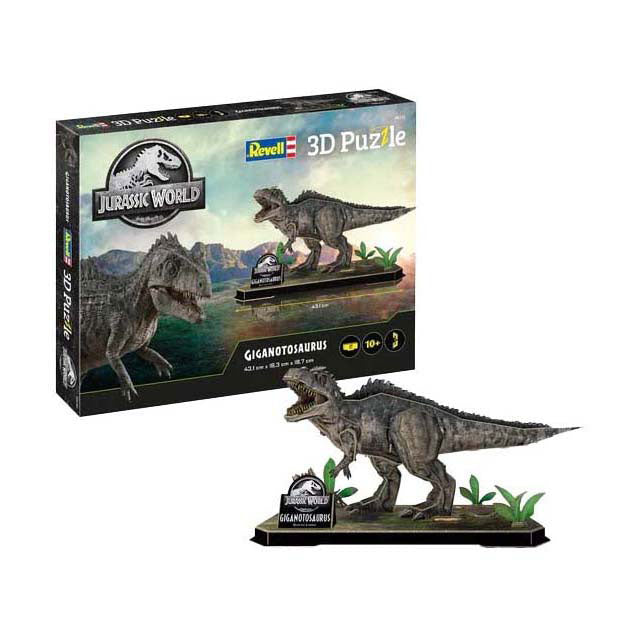 Load image into Gallery viewer, Revell 3d puzzel bouwpakket jurassic world - giganotosaurus - 60dlg.
