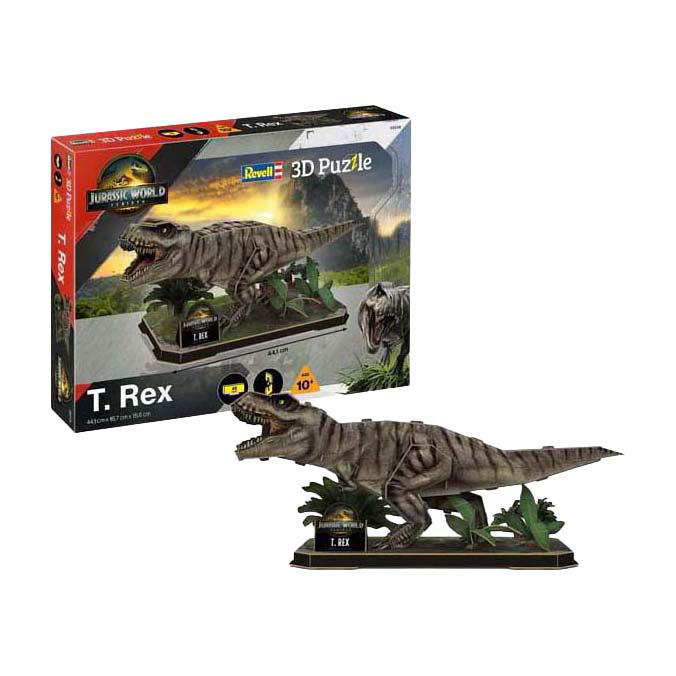 Load image into Gallery viewer, Revell 3d puzzel bouwpakket jurassic world - t. rex - 45dlg.
