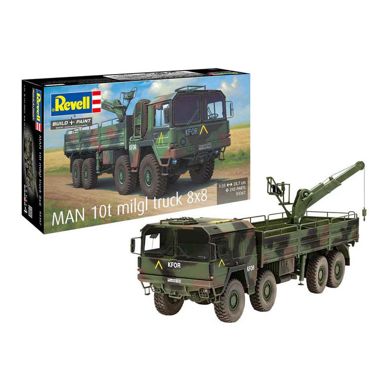 Load image into Gallery viewer, Revell modelbouwpakket - man 10t milgl truck 8x8 1:35 - 245dlg.
